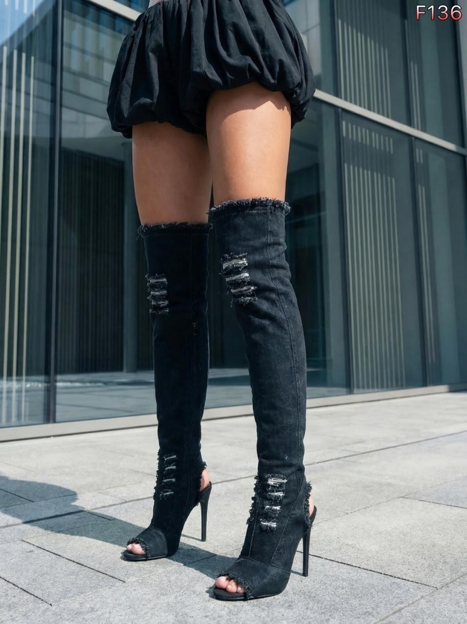 джинсовые сапоги,сапоги летние джинсовые,джинсовые сапоги валберис,сапоги джинсовые женские,женские джинсовые ботфорты с открытым носком