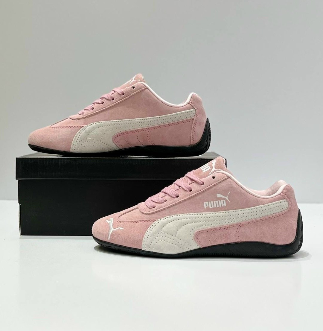 женские кроссовки puma,кроссовки puma speedcat,кроссовки puma,puma розовые замшевые кроссовки speedcat для женщин,кроссовки speedcat og светло-розового цвета puma