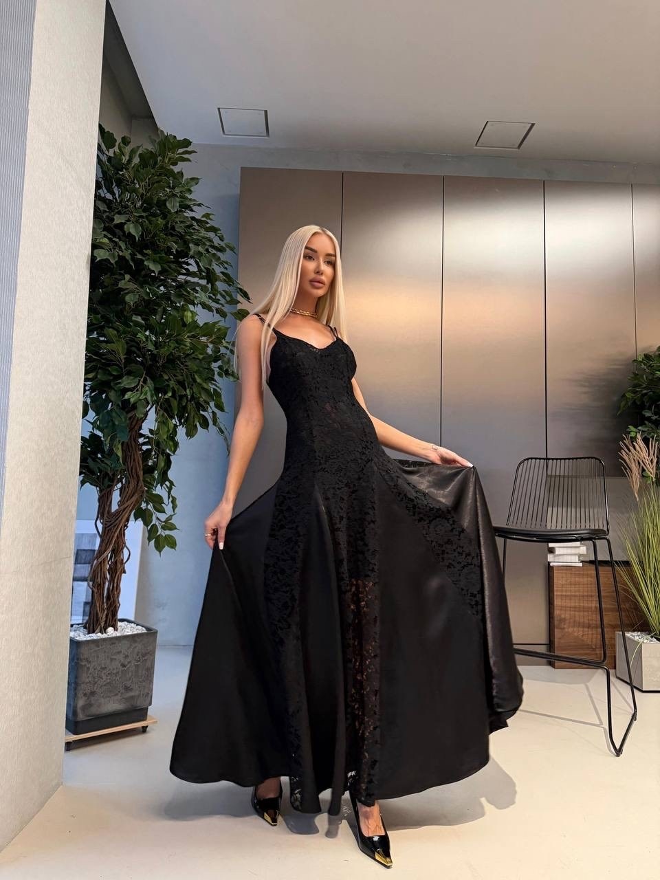 платье кружевное,платье с гипюром,платья,вечернее платье,кружевное чёрное платье