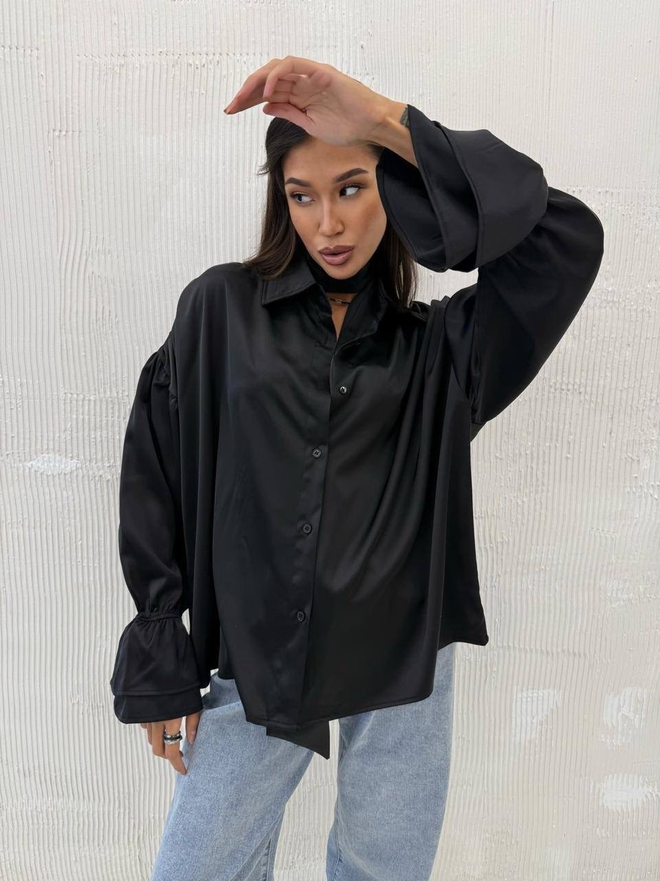 женская рубашка,блуза,черная рубашка женская,рубашка,рубашка оверсайз черная