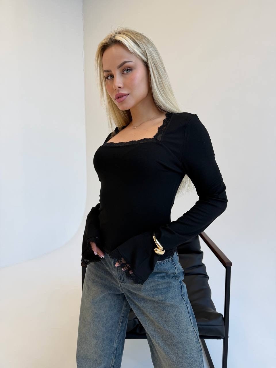 кофта с ажурными рукавами нарядная gapparrel,женская кофта,кофта с ажурными рукавами,кофта с кружевными рукавами,топ женский