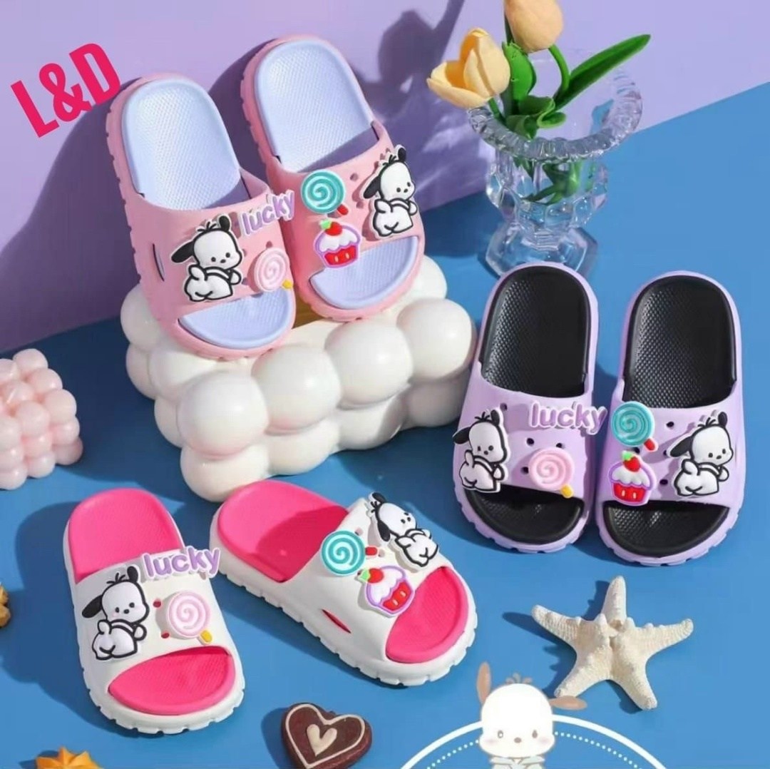 тапочки sanrio,тапочки для девочек,летние тапочки,детские шлепанцы,детские тапочки