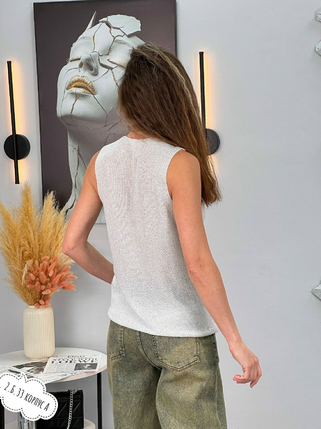 вязаная майка,топ женский,женская майка,топ майка,блузка вязаная