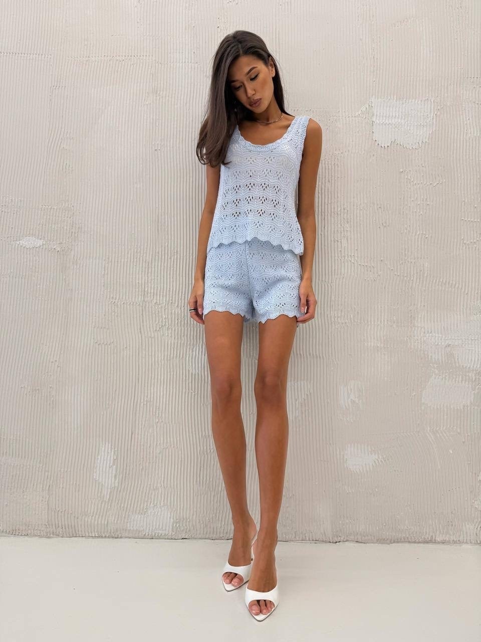 вязаные шорты,комплект пижама,женская пижама,кофта трикотаж,трикотажный костюм