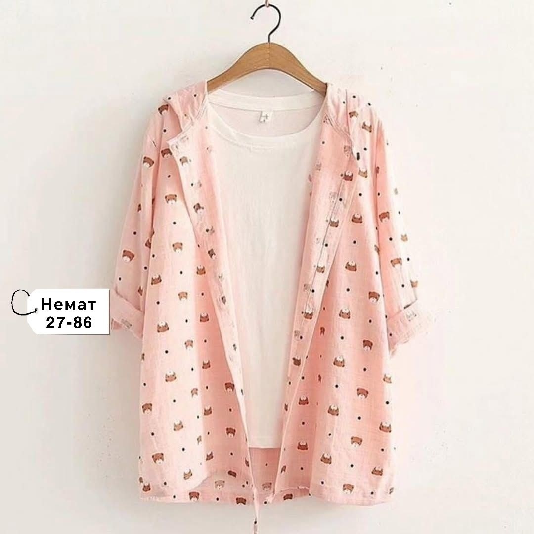 рубашка с капюшоном женская летняя,рубашка женская,рубашка с капюшоном,шифоновая рубашка,блузка с принтом