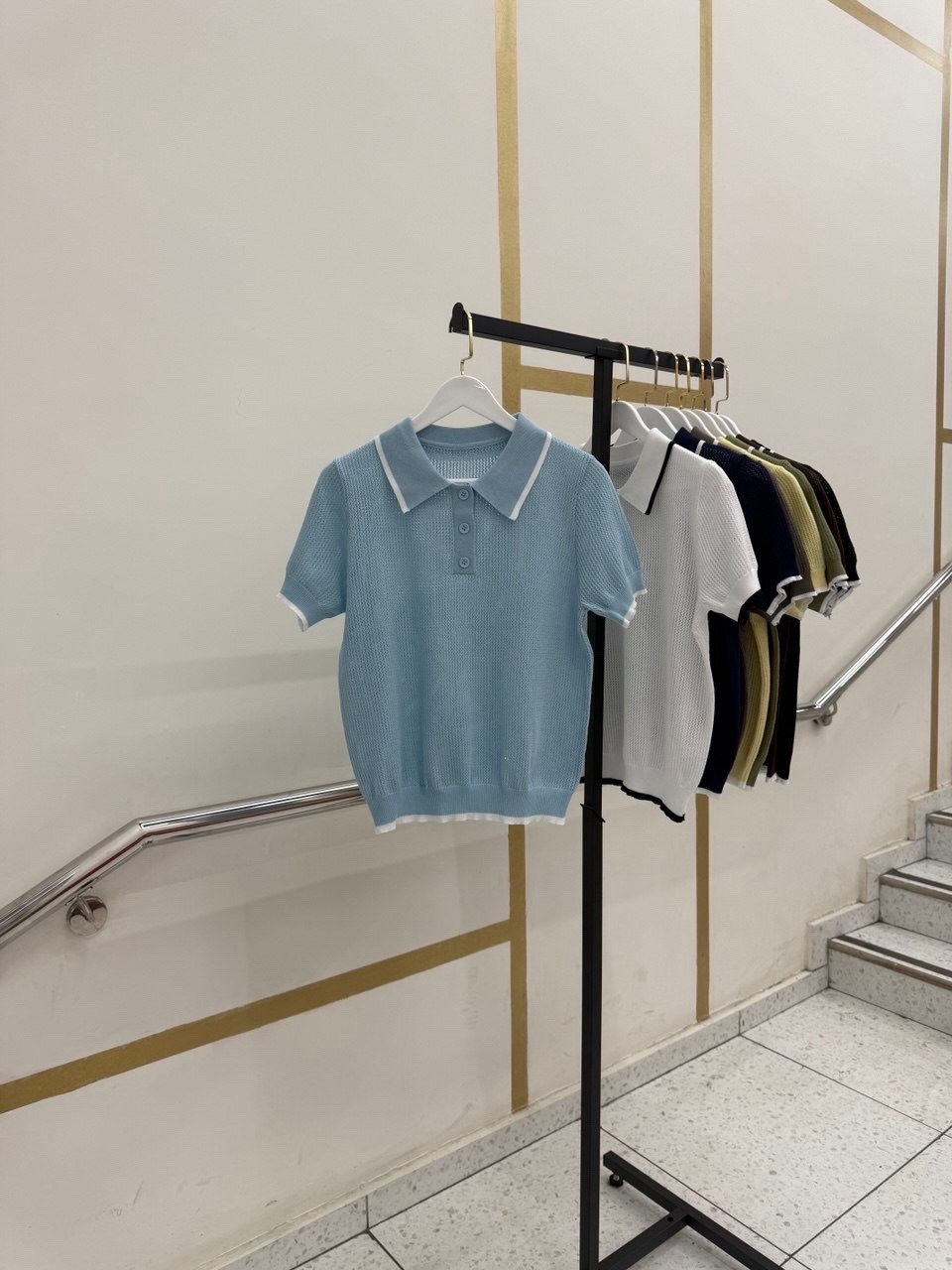 трикотажная рубашка поло с короткими рукавами,кофта женская,трикотажная рубашка,кофточка,модная одежда