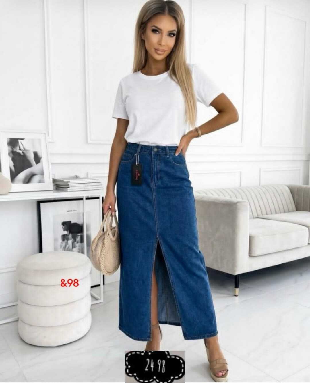 удлиненное платье,джинсовая юбка,джинсовая юбка миди,юбка джинс,юбка джинсовая женская