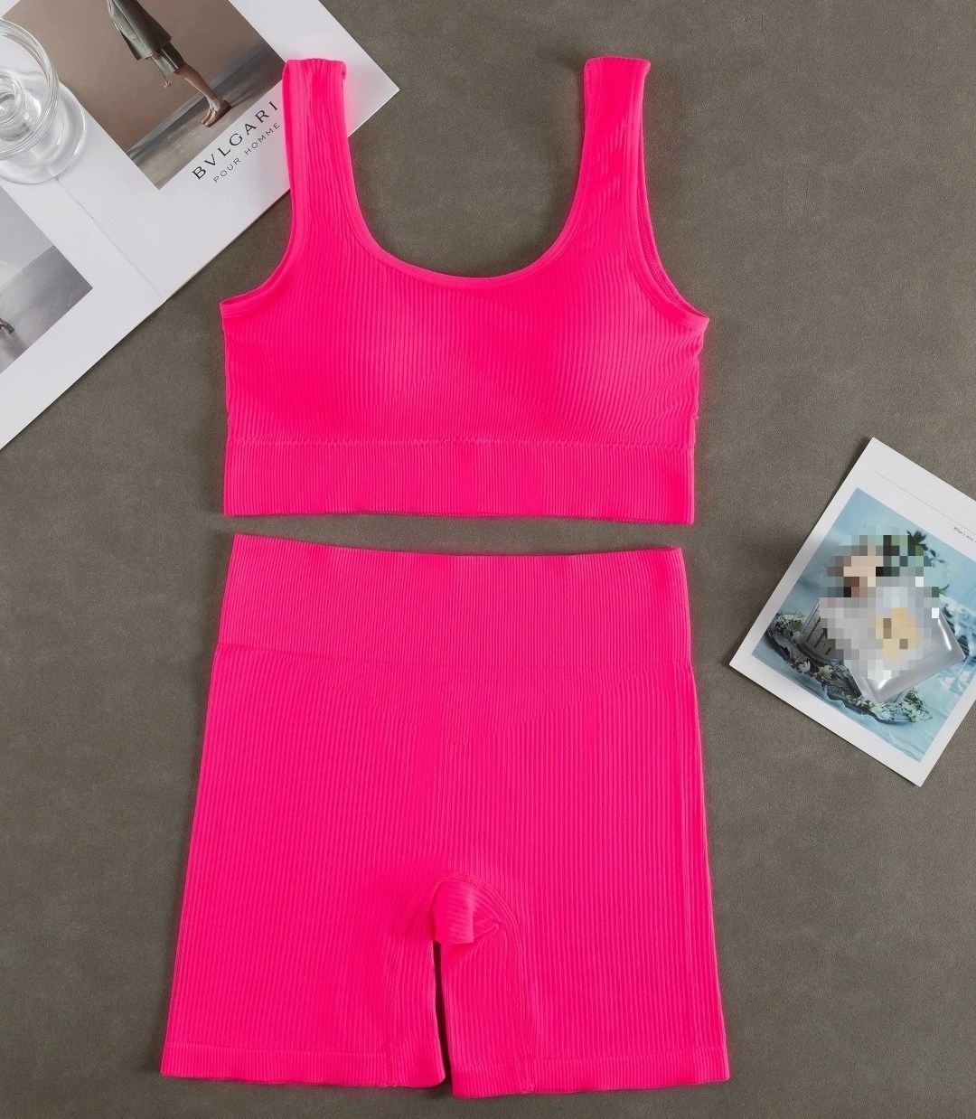 костюм топ и велосипедки,шорты для фитнеса,спортивные топы,комплект велосипедки,костюм спортивный топ шорты для фитнеса