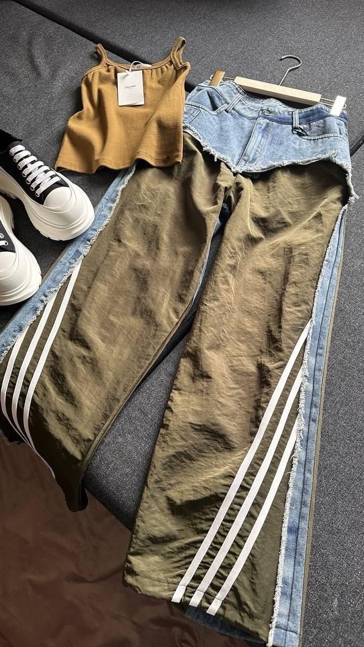 джинсовые брюки,джинсы брюки,комбинированные джинсы,джинсы широкие,модные брюки