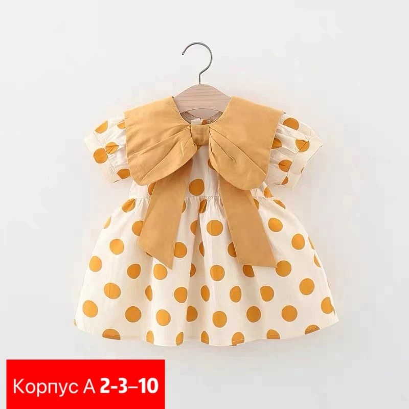 детское платье в горошек,платья для малышей,платья для маленьких девочек,детские платья в горошек,детские платья для девочек