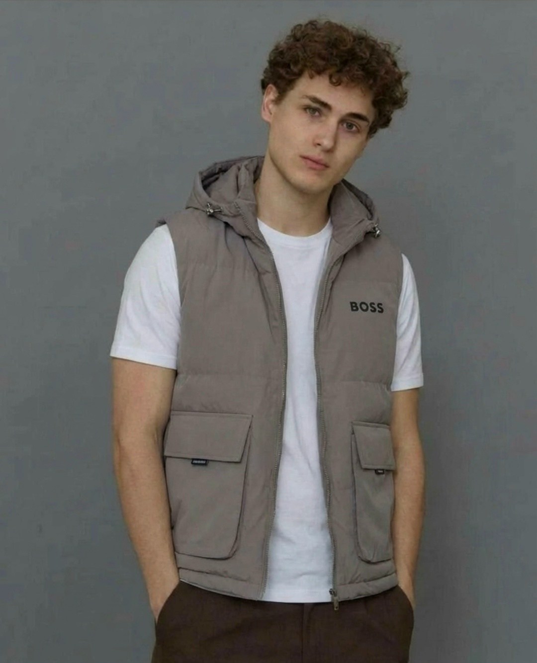 утепленный жилет boss,жилет boss,жилет утепленный мужской,жилет,жилет мужской