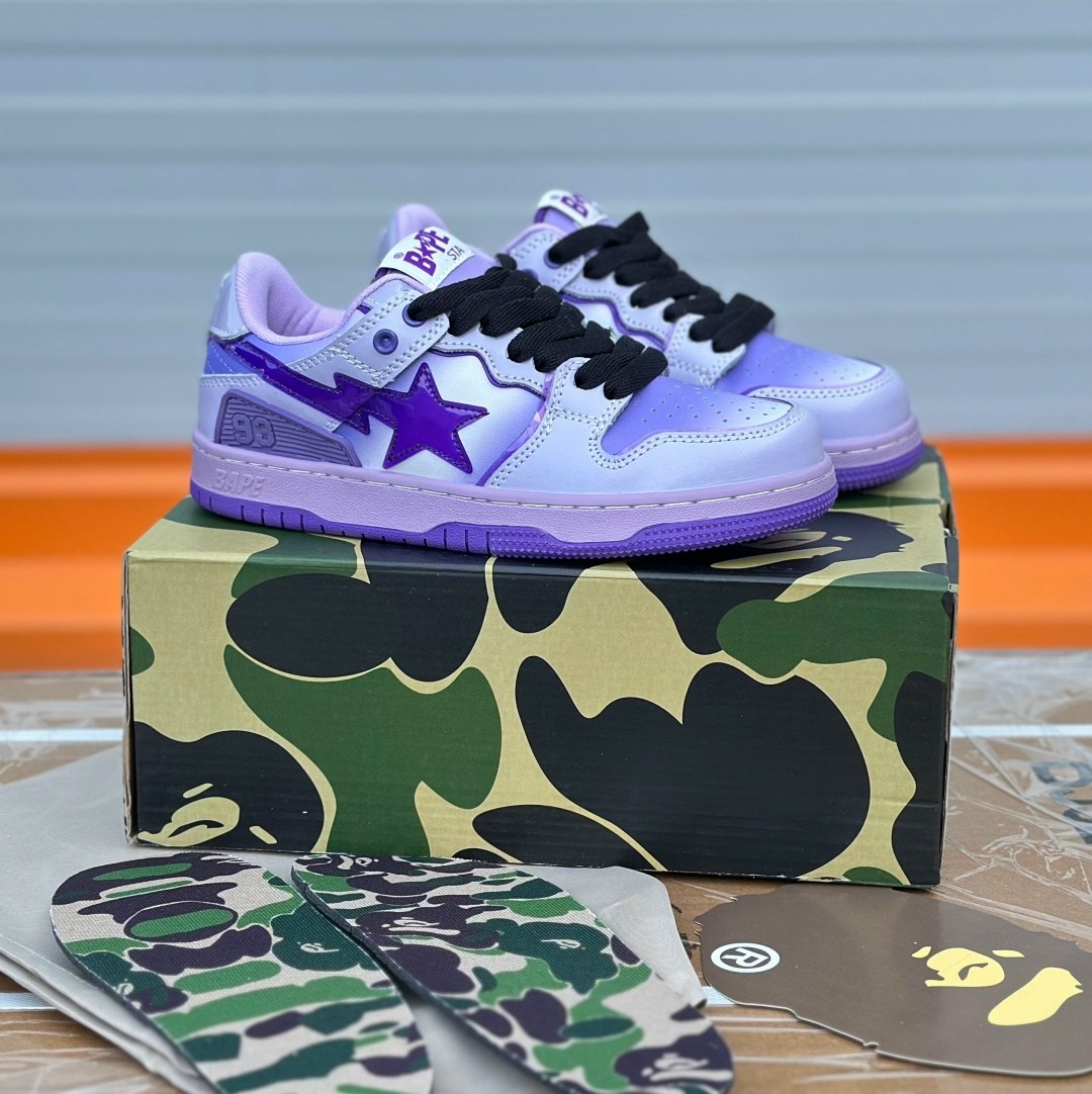 кроссовки bape,кроссовки bape sta,кроссовки,фиолетовые кроссовки,кроссовки bape sta фиолетовые