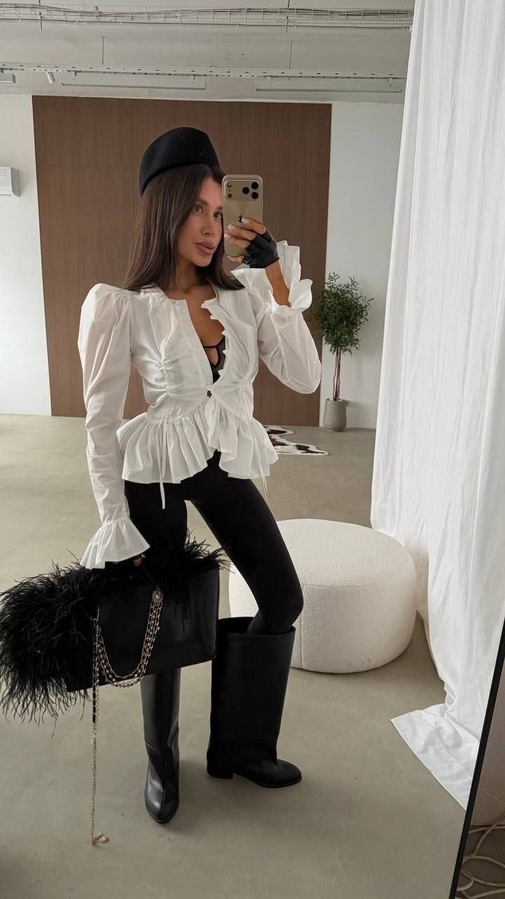 блузка с рюшами,одежда в стиле,блуза,блузки женские