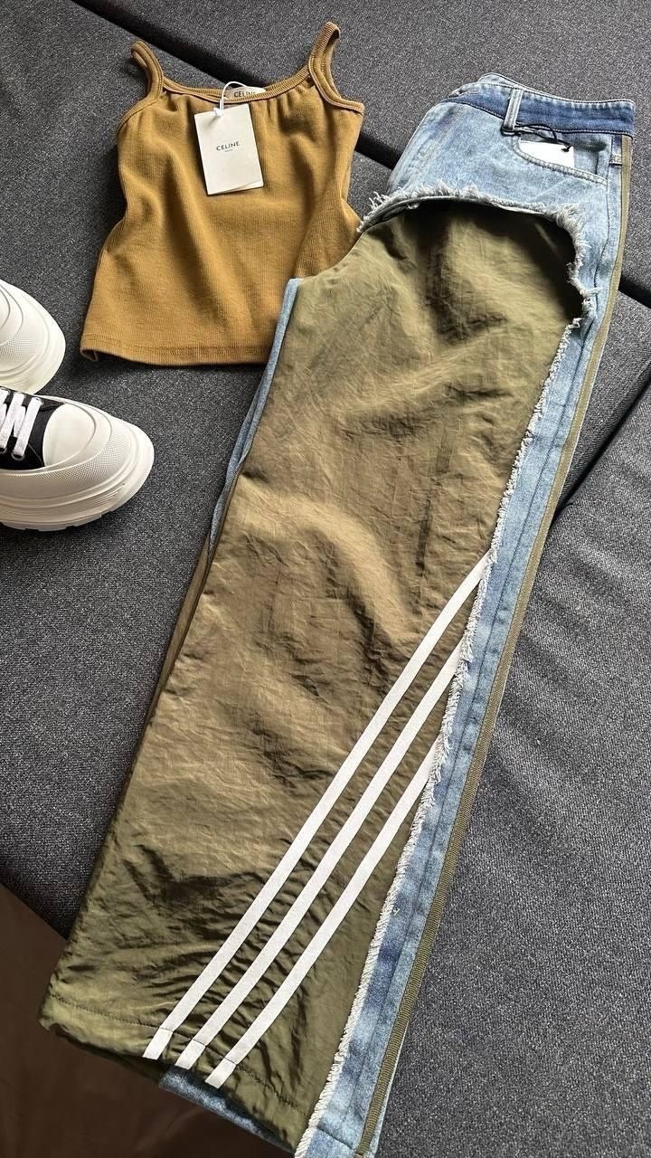 джинсовые брюки,джинсы брюки,комбинированные джинсы,джинсы широкие,модные брюки