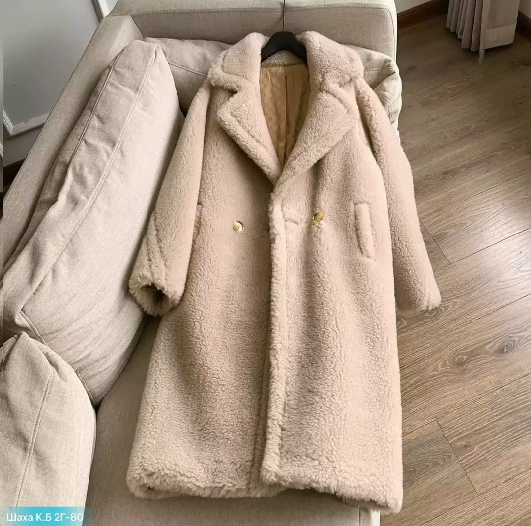 шуба тедди,пальто с воротником,шубка тедди,плюшевое пальто,шуба из овчины