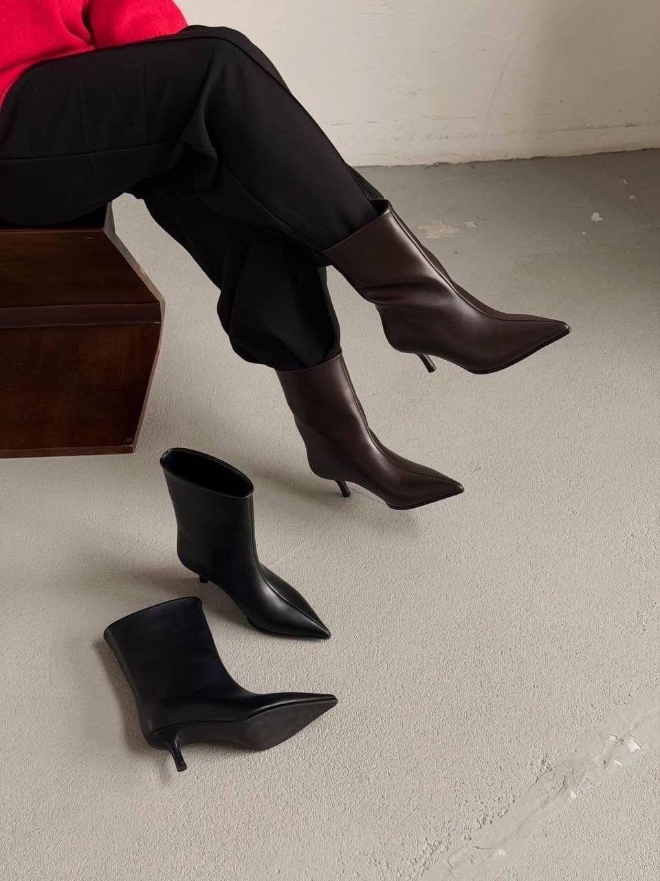 ботильоны на каблуке,ботильоны женские,,ботильоны forever comfort на высоком каблуке с квадратным носком next черный,ботильоны