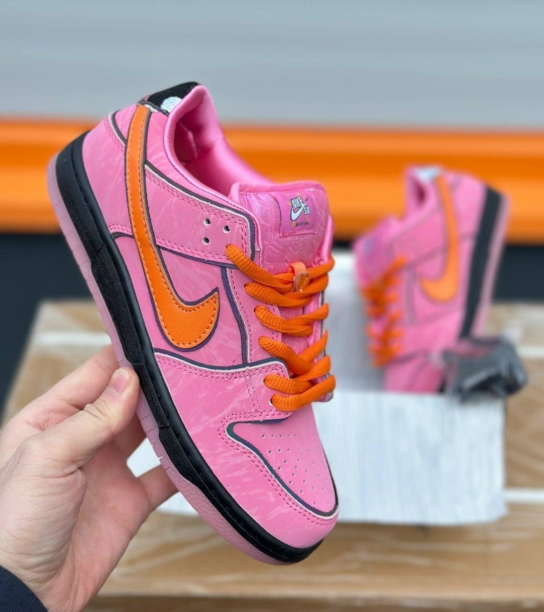 nike sb dunk low the powerpuff girls blossom,кроссовки,кроссовки nike sb dunk low,спортивная ,nike dunk low