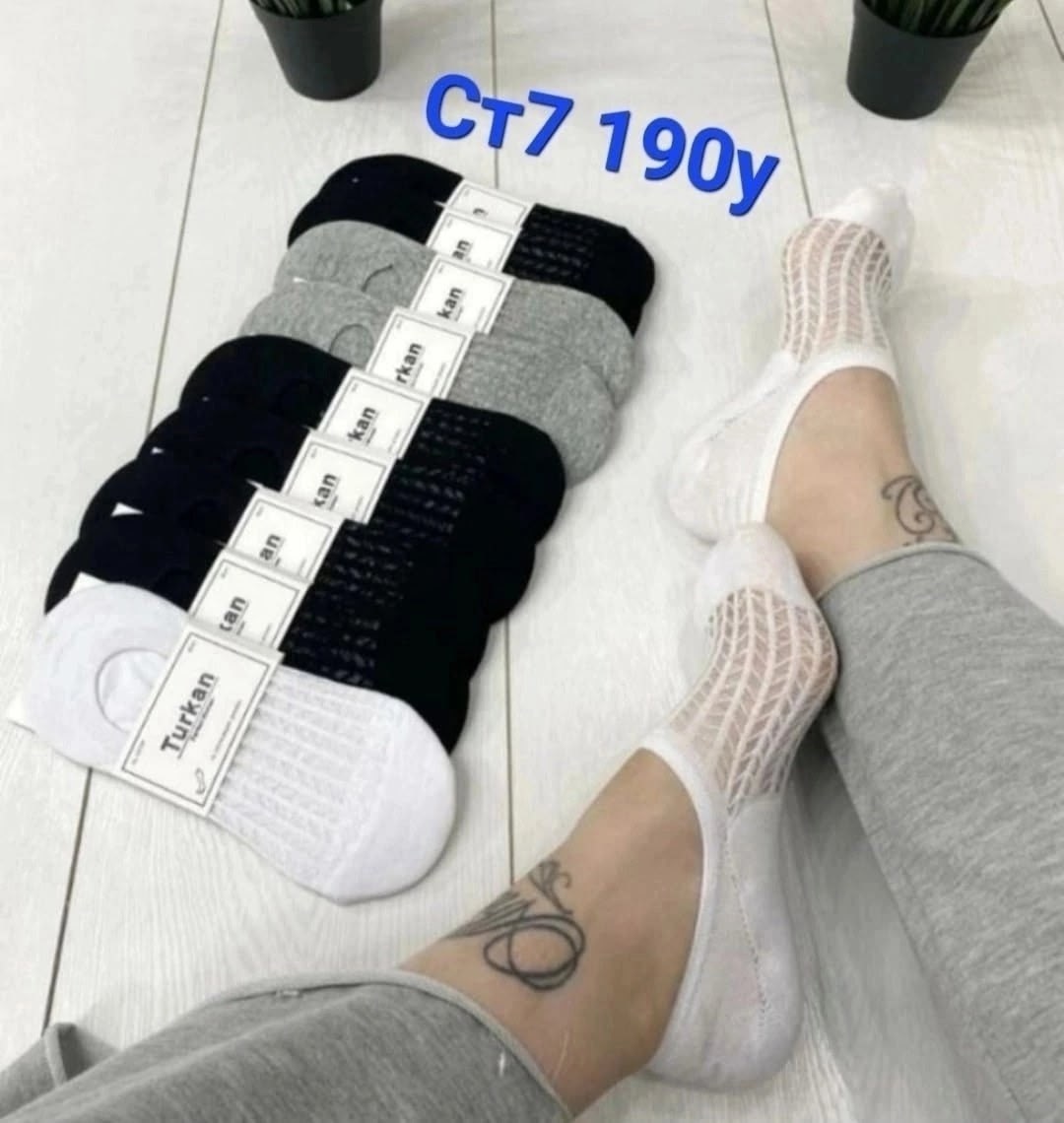 следки хлопок,носки женские 10 пар,женские следки хлопок,следки сетка,женские следки