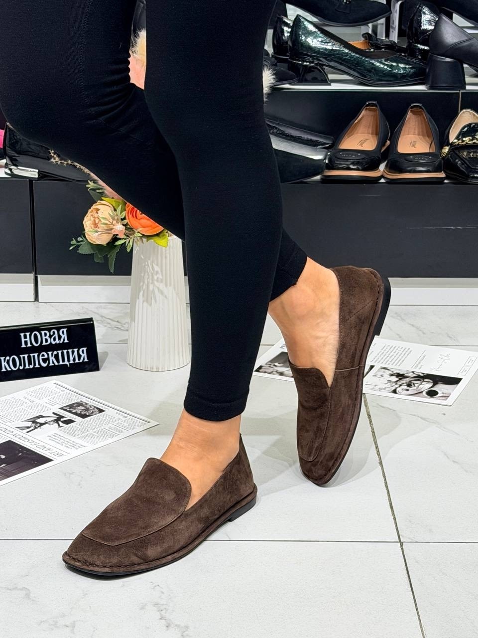 лоферы замшевые,женские замшевые лоферы,коричневые лоферы,лоферы из натуральной замши saivuil,лоферы женские натуральная замша