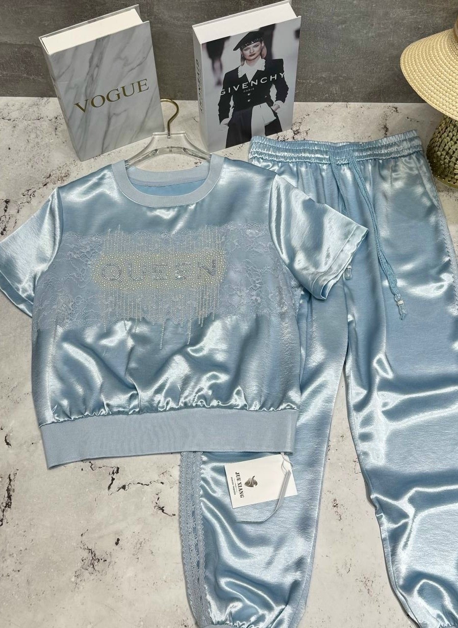 костюм женский,костюм атласный,спортивные костюмы,домашние костюмы,брючный комплект