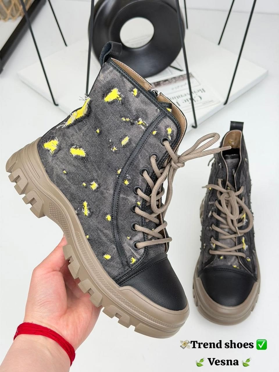 ,женские ботинки,ботинки модные,джинсовые ботинки,ботинки