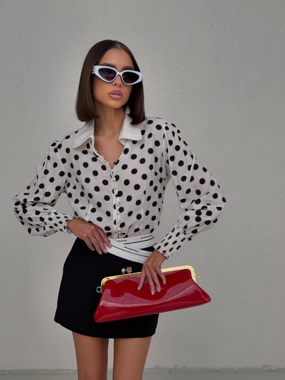 блузка стильная,стильная блуза,модная блузка,блузка в горошек,женская блуза