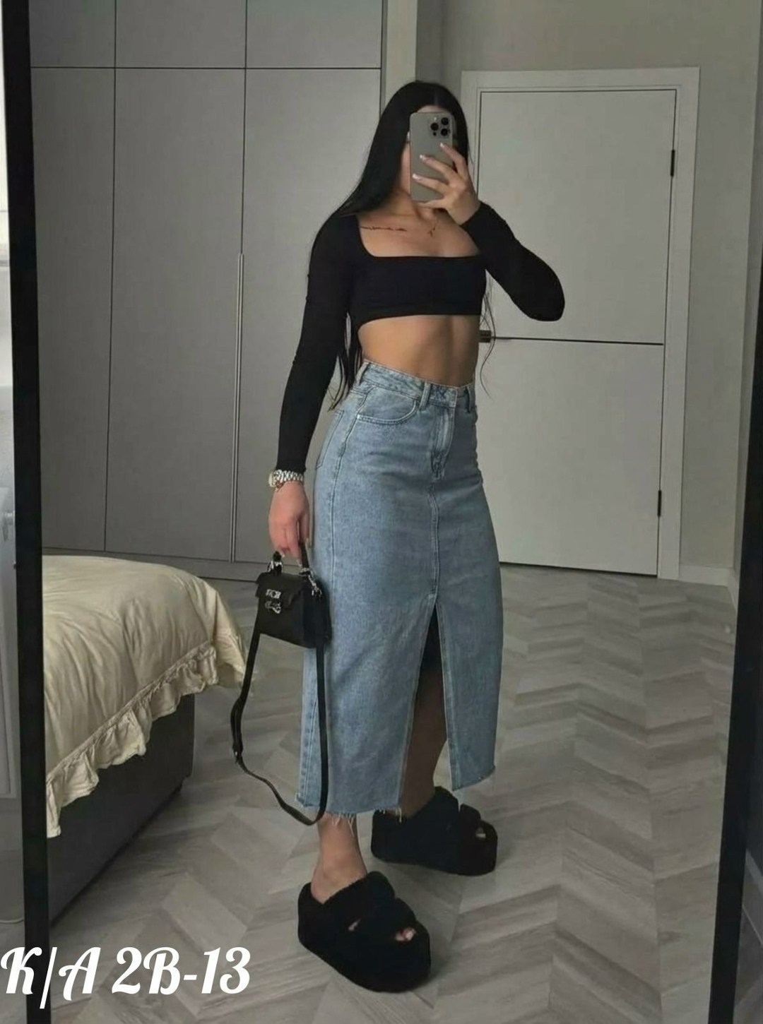 длинная джинсовая юбка с разрезом спереди,длинная джинсовая юбка,джинсовая юбка,джинсовая юбка макси,джинсовая юбка с разрезом