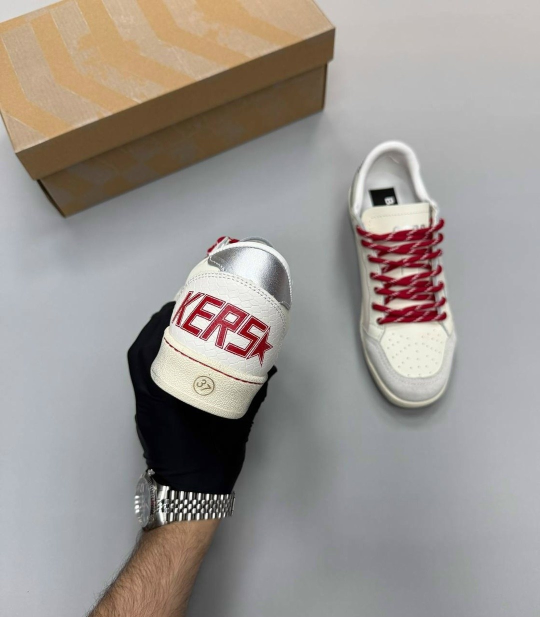 кроссовки golden goose ball-star low белый красный,кроссовки golden goose,кеды golden goose,кроссовки golden goose ball star,кеды golden goose "ball star" красные