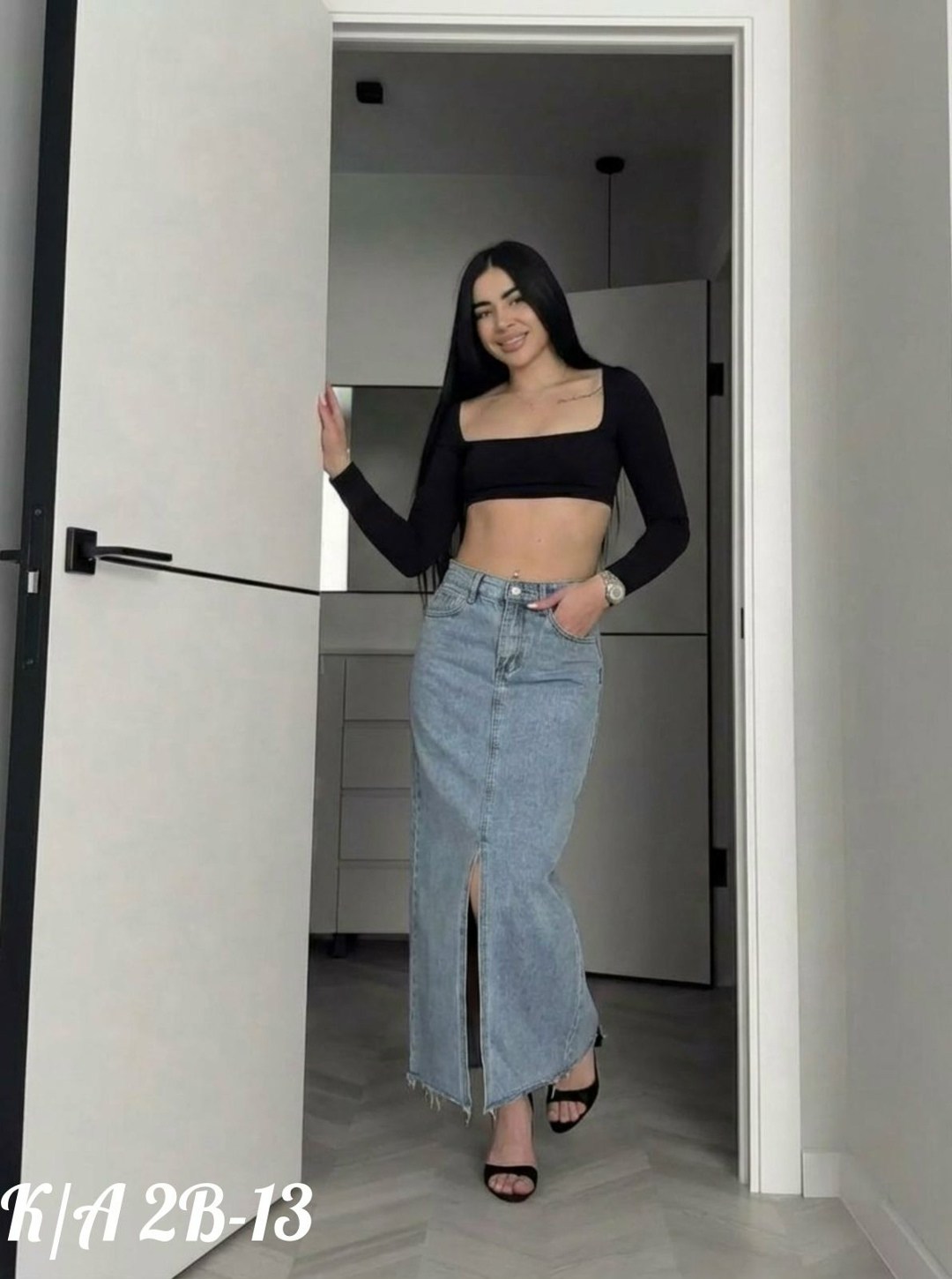 длинная джинсовая юбка с разрезом спереди,длинная джинсовая юбка,джинсовая юбка,джинсовая юбка макси,джинсовая юбка с разрезом