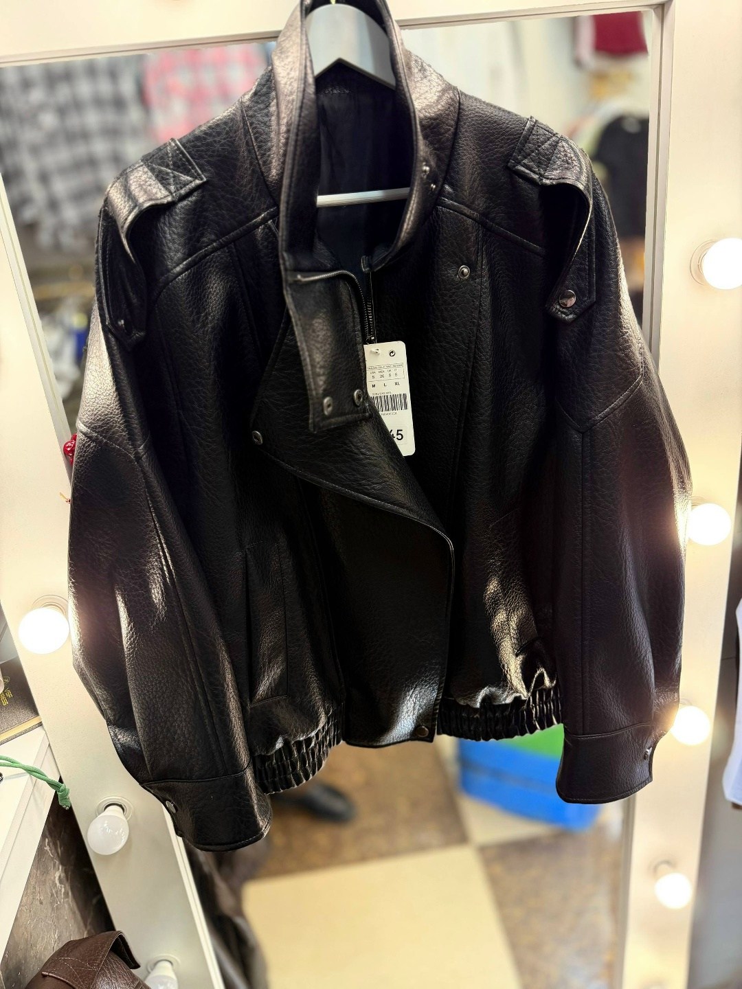 женская куртка из искусственной кожи,кожаная куртка,куртка оверсайз,куртка из кожи,куртка кожаная женская