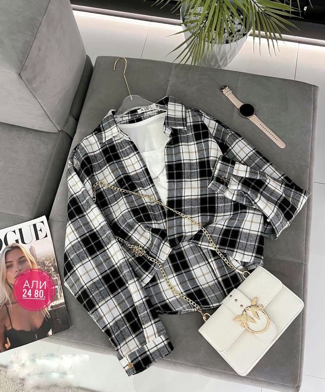 рубашка в клетку женская оверсайз,женская рубашка,рубашка в клетку женская, ,рубашка в клетку