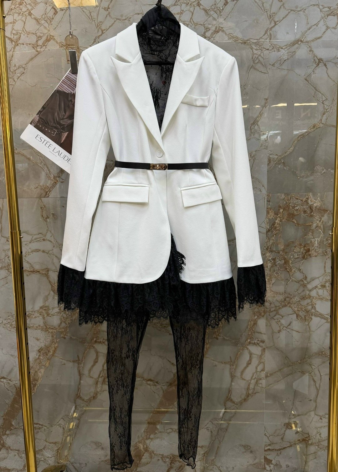 высокая мода,костюм женский белый,жакет кружевной,женские костюмы,женские жакеты