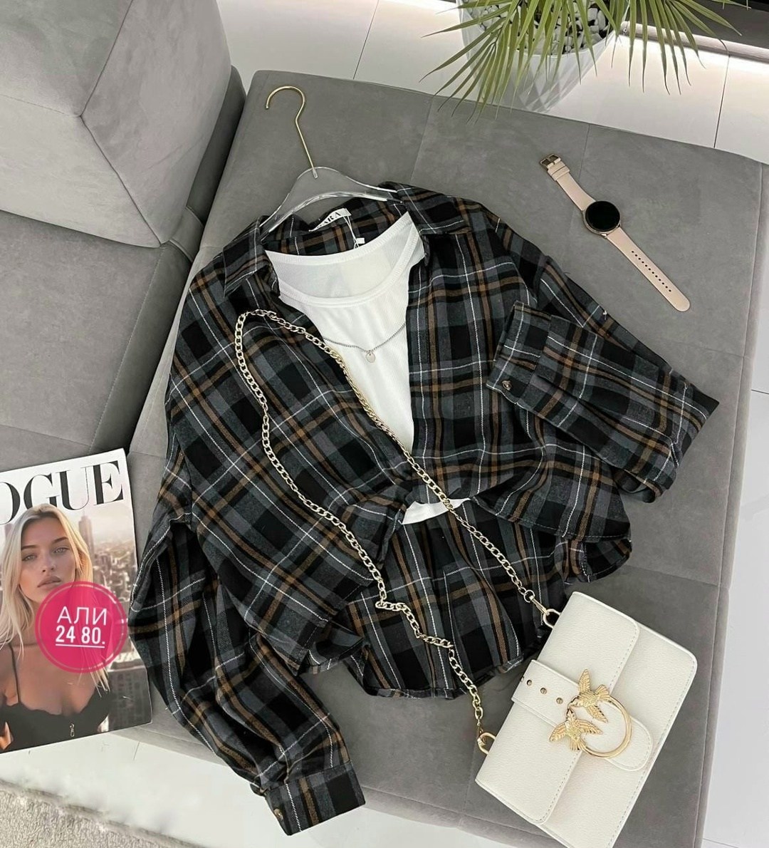 рубашка в клетку женская оверсайз,женская рубашка,рубашка в клетку женская, ,рубашка в клетку