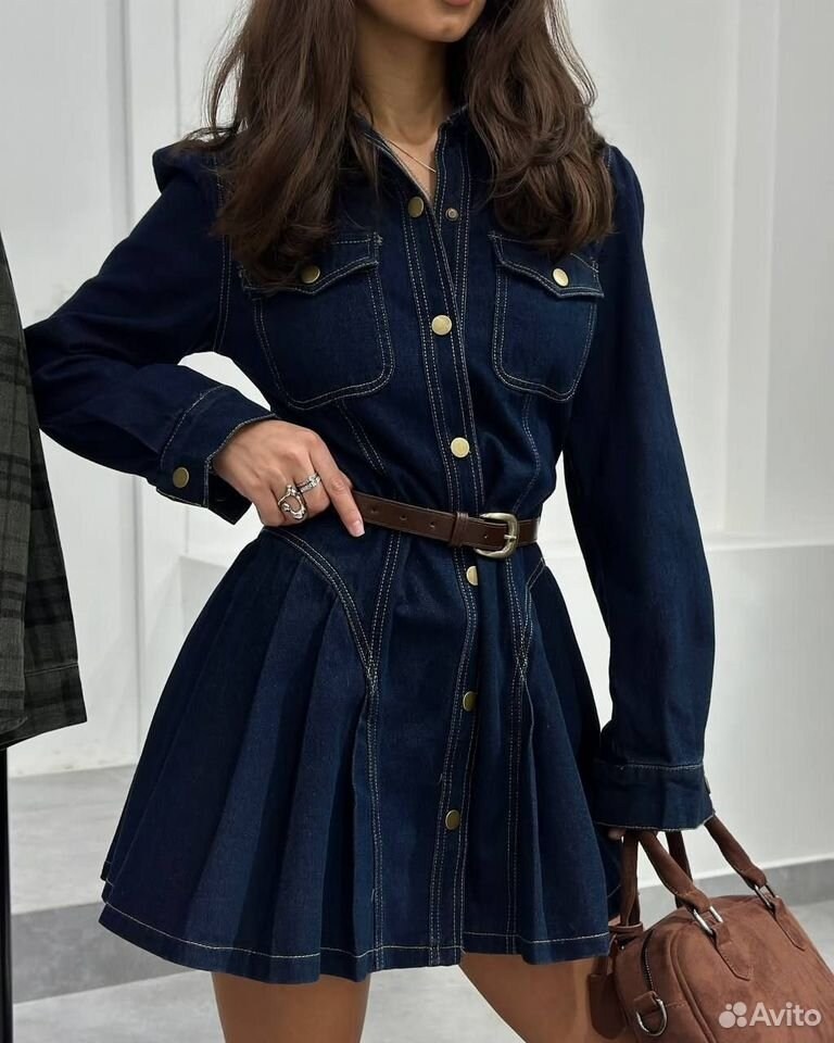 джинсовое платье,женское джинсовое платье,джинсовое платье с карманами,джинсовое платье монтана,джинсовое платье рубашка