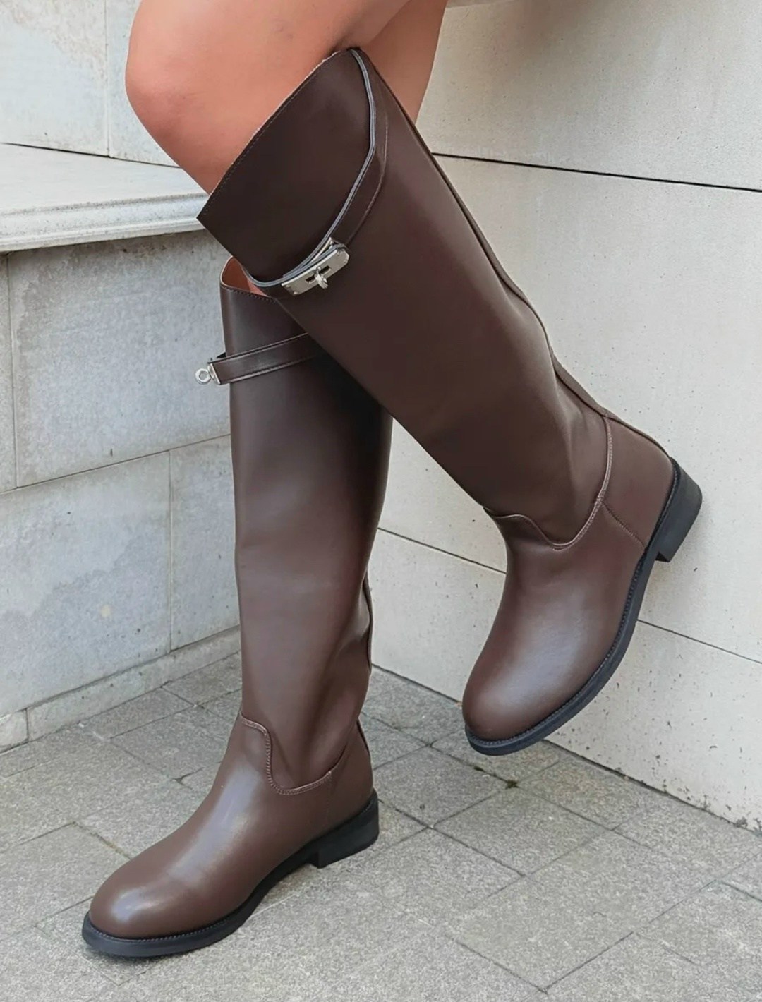 сапоги гермес коричневые,,женские сапоги,сапоги hermes,женские высокие сапоги