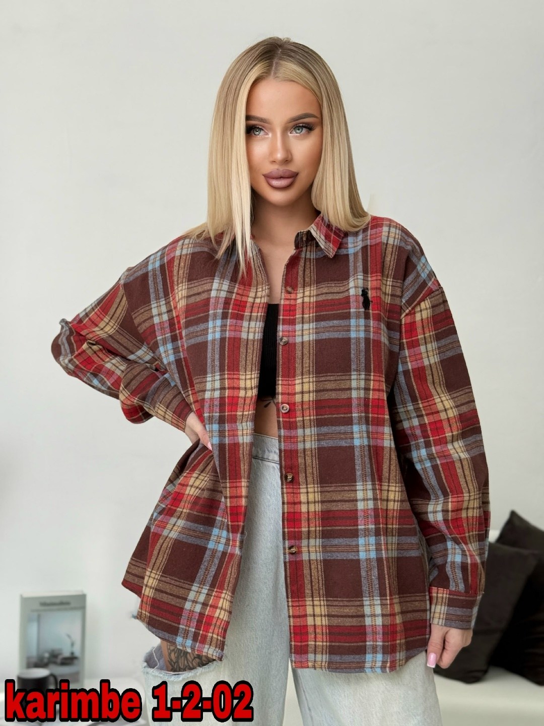 рубашка классическая в клетку оверсайз la fashion,рубашка в клетку оверсайз женская,клетчатая рубашка женская оверсайз,рубашка теплая оверсайз в клетку,женская рубашка