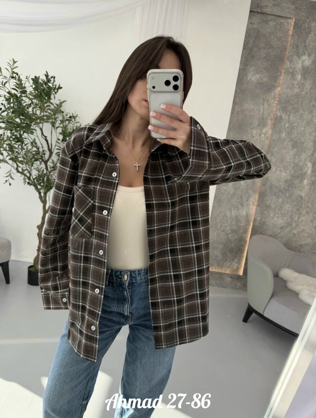 рубашка в клетку,рубашка в клетку женская,женская рубашка оверсайз в клетку,рубашка в клетку хлопковая оверсайз 4times,рубашка женская