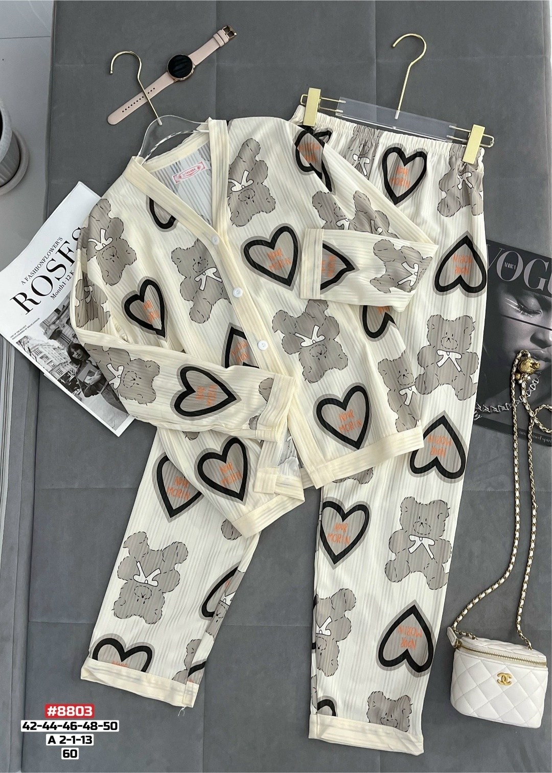 пижама женская,пижама,пижама с штанами,комплект пижама,пижама женская открытая