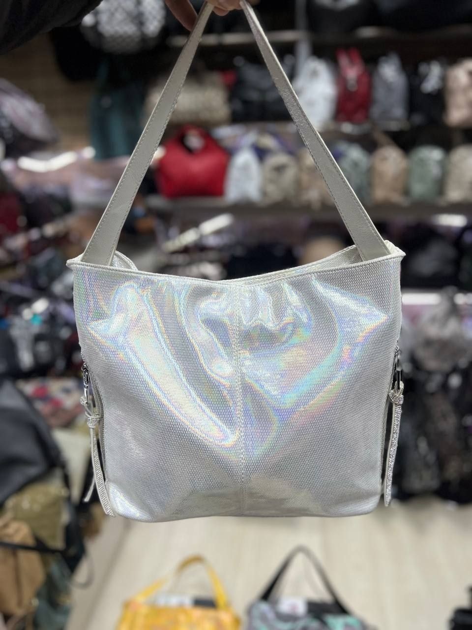 сумка,сумки женская,velina fabbiano сумка,сумка серебристая,серебряная сумка
