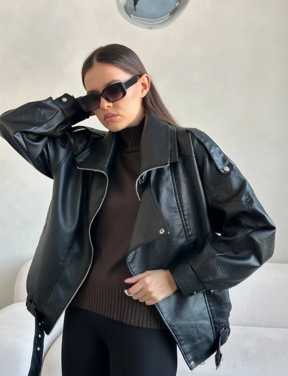 куртка косуха,кожаная куртка косуха,кожаная куртка,куртка косуха женская оверсайз,косуха