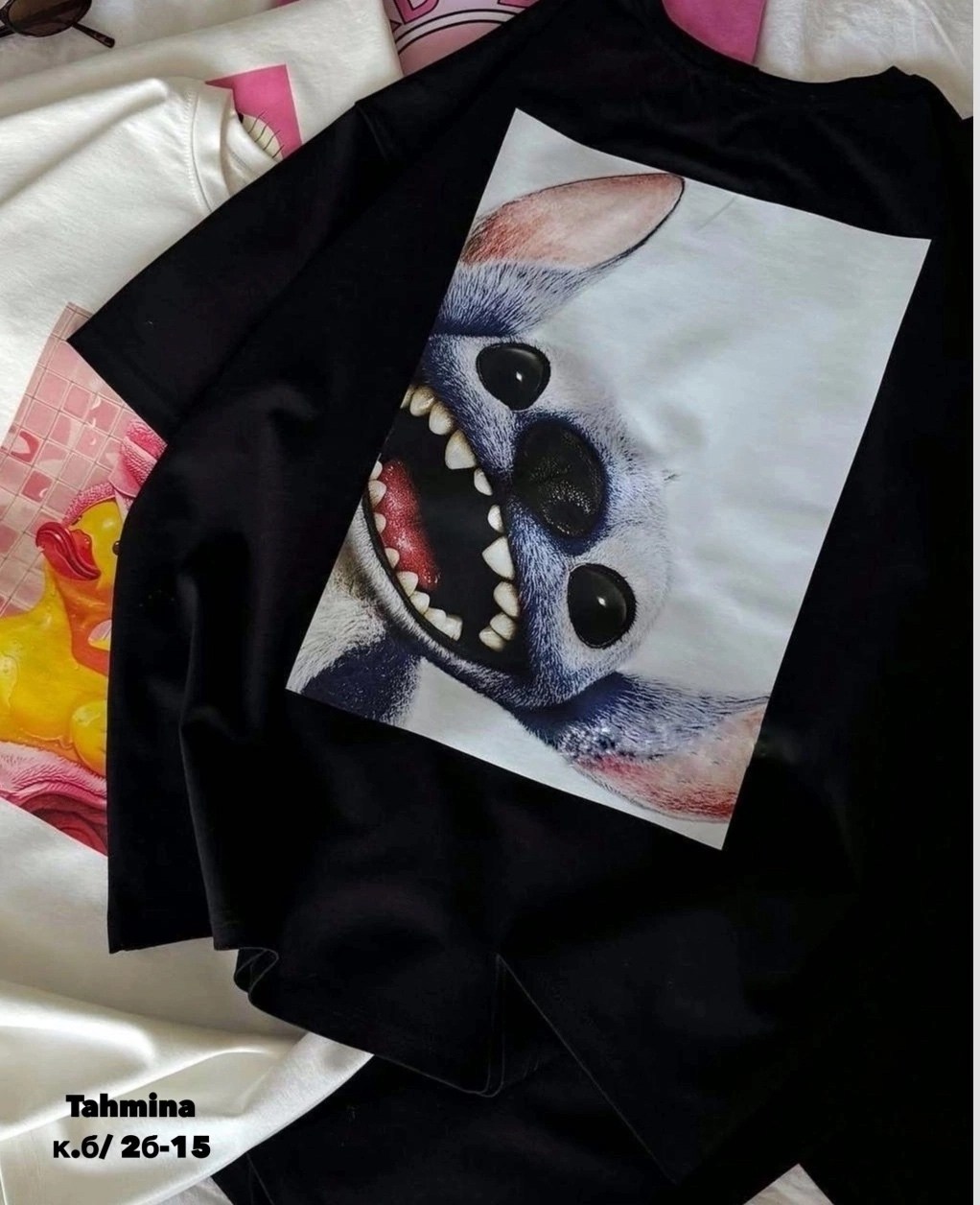 футболка с принтом стич,футболка стич,футболка с рисунком,модные футболки,футболки женская