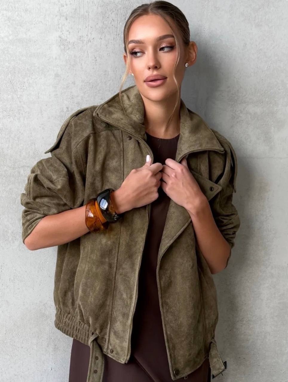 бомбер куртка замшевая оверсайз премиум x'zotic,куртка замшевая,бомбер куртка,женская куртка бомбер из эко замши коричневого цвета,куртка замшевая бомбер оверсайз lancy