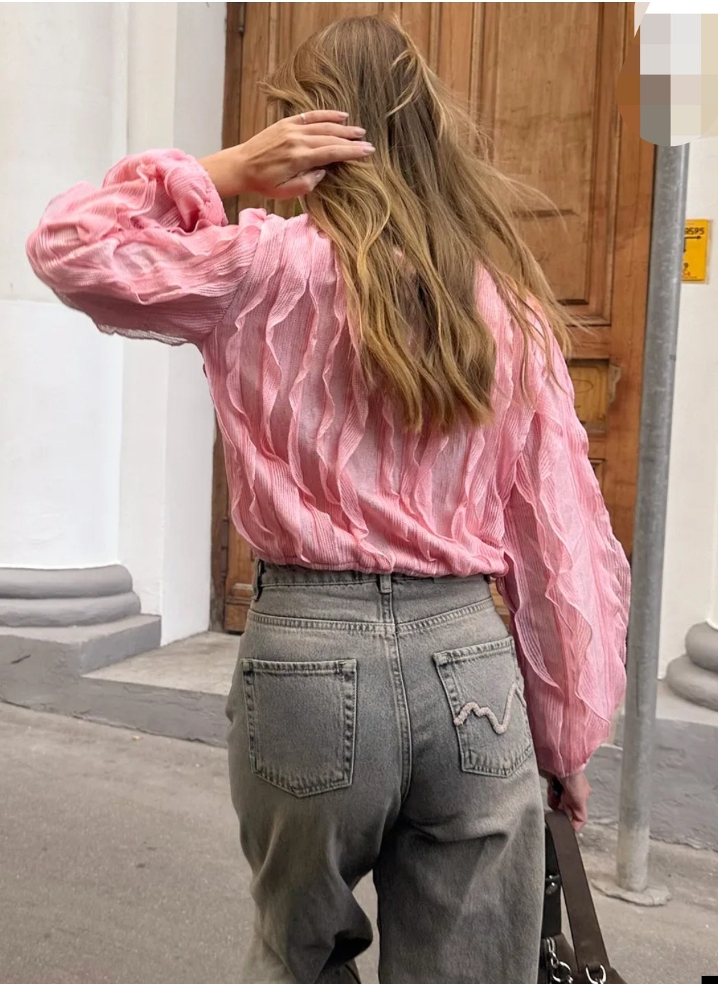 шифоновая блузка,блузка женская шифоновая с длинным рукавом,блузка легкая,повседневная блузка,женская блузка