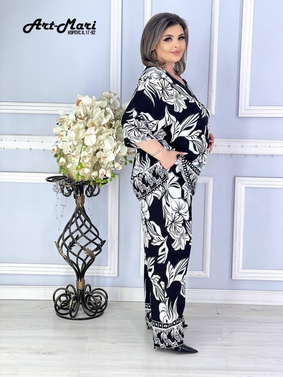 женский брючный костюм двойка,,женские костюмы, больших размеров