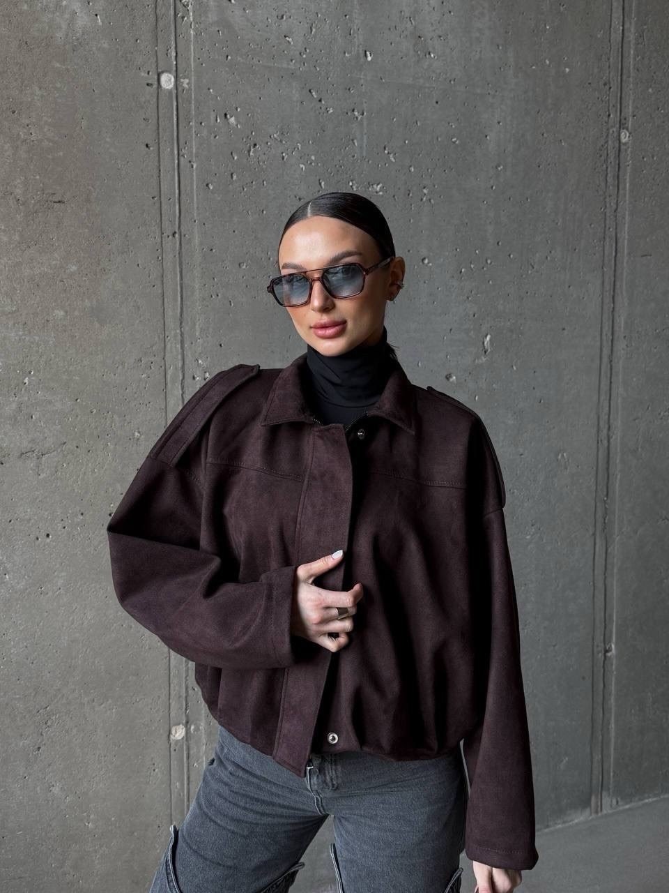 бомбер укороченный оверсайз замшевый куртка рабочего тренд saint shine,куртка бомбер,куртка бомбер замшевая оверсайз lofus,замшевая куртка,бомбер женская куртка