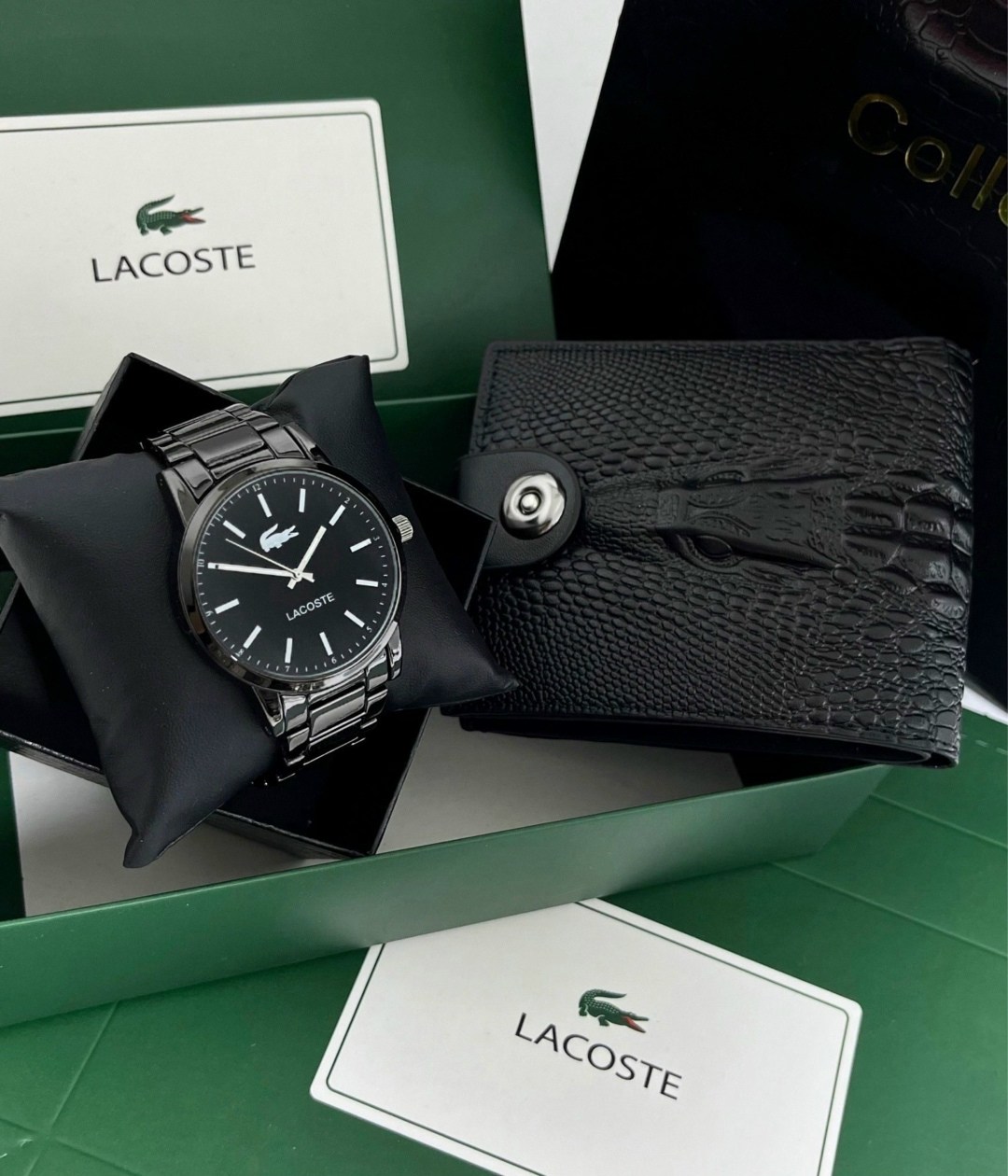 подарочный набор lacoste,подарочный набор мужской,мужской подарочный набор lacoste,подарочный набор для мужчины ремень, кошелек, часы,набор для мужчин