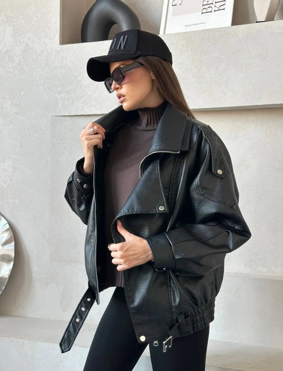 куртка косуха,кожаная куртка косуха,кожаная куртка,куртка косуха женская оверсайз,косуха