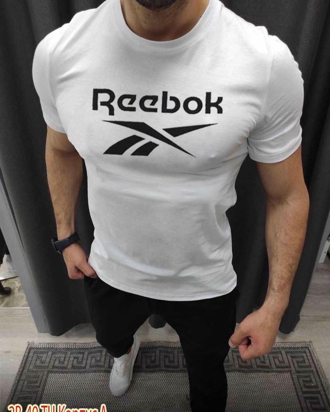 футболка мужская reebok,футболки мужские,футболка reebok,костюм спортивный мужской,футболки для мужчин