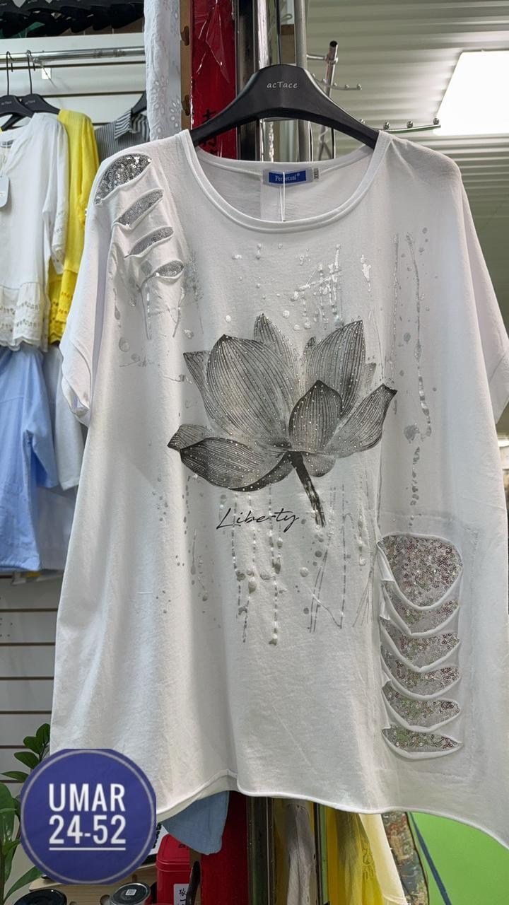 женская футболка,женская футболка больших размеров,женская кофта,футболки модные,футболка со стразами