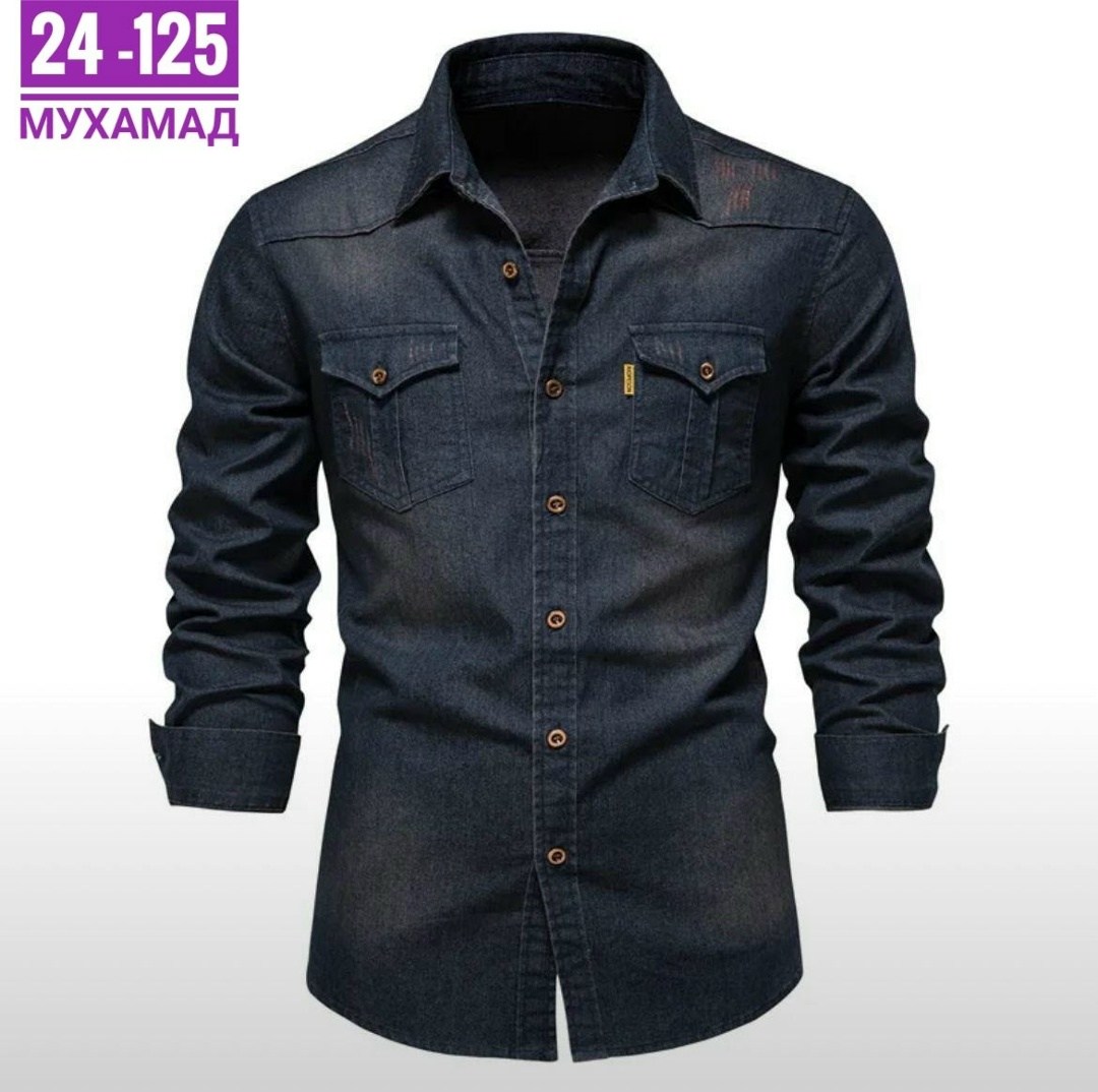 рубашка мужская джинсовая с длинным рукавом,рубашка джинсовая мужская,мужская повседневная рубашка с длинным рукавом,джинсовая рубашка с длинным рукавом,мужская повседневная рубашка